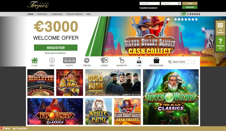 Tropez online casino