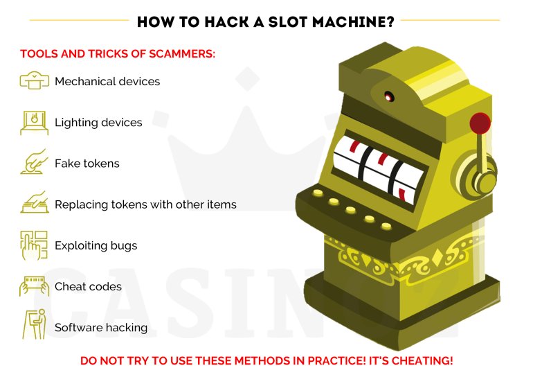 how cheaters hack slot machines